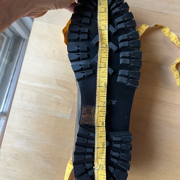 New J.Crew Winona lug-sole penny loafers in spazzolato leather size 8 - Picture 10 of 11